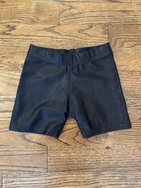 Dori Creations Black Lame Bike Shorts